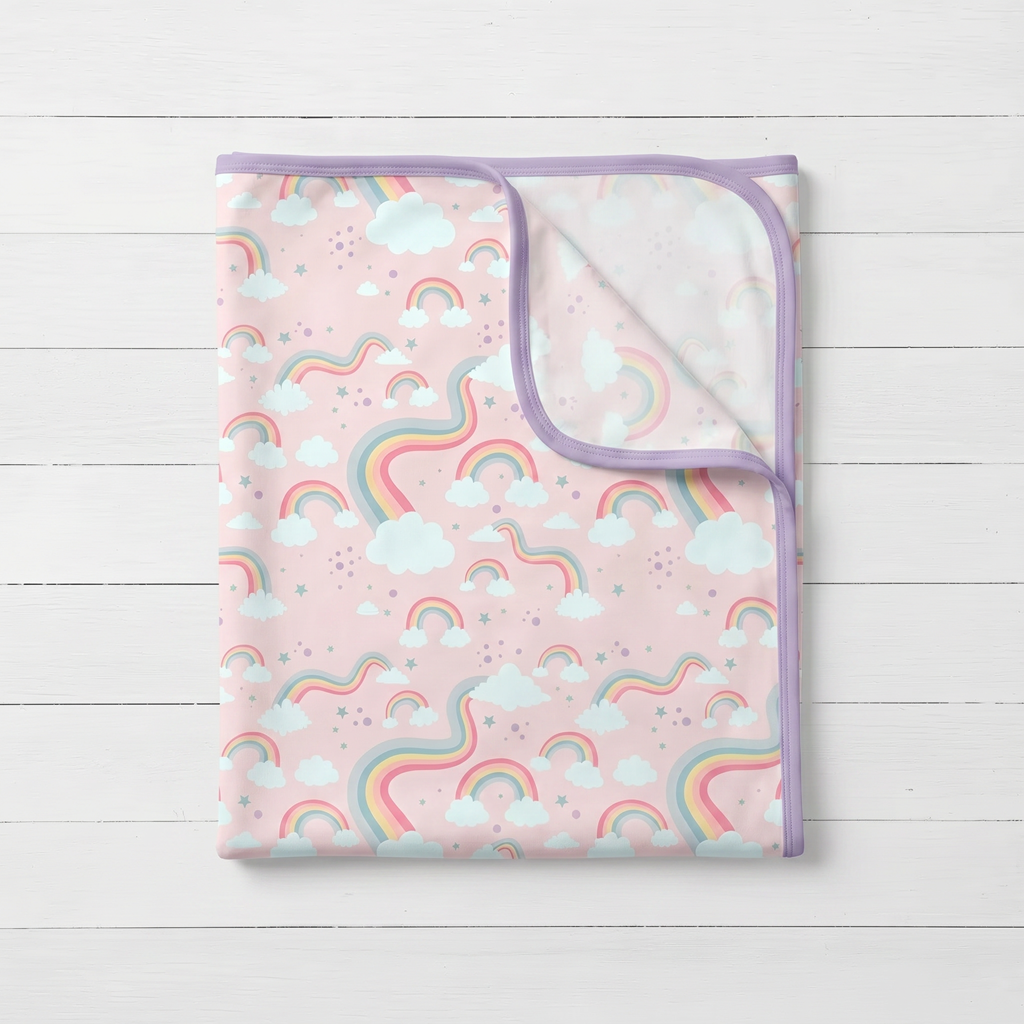 Rainbow Wishes Swaddle