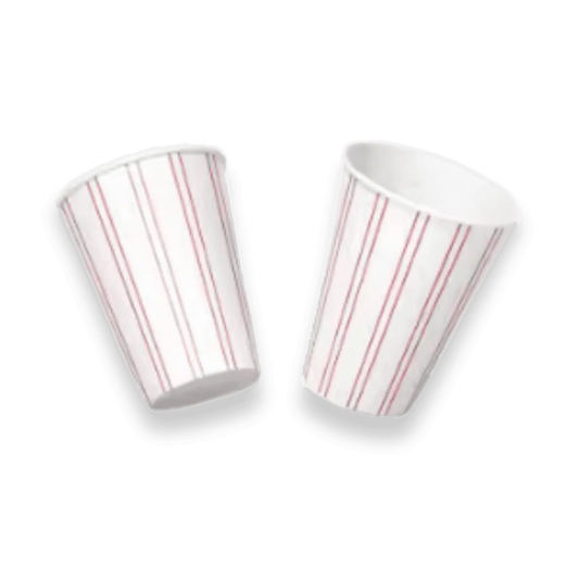 Red Farmhouse Striped Cup