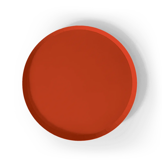 Red Paper Party Plate (8pcs)