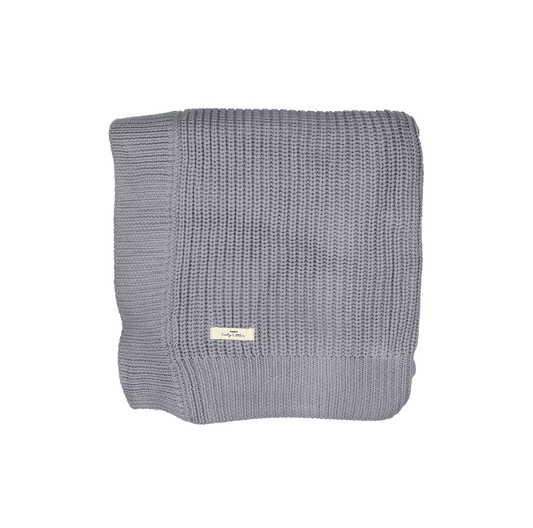The Chunky Knit Blanket - Slate