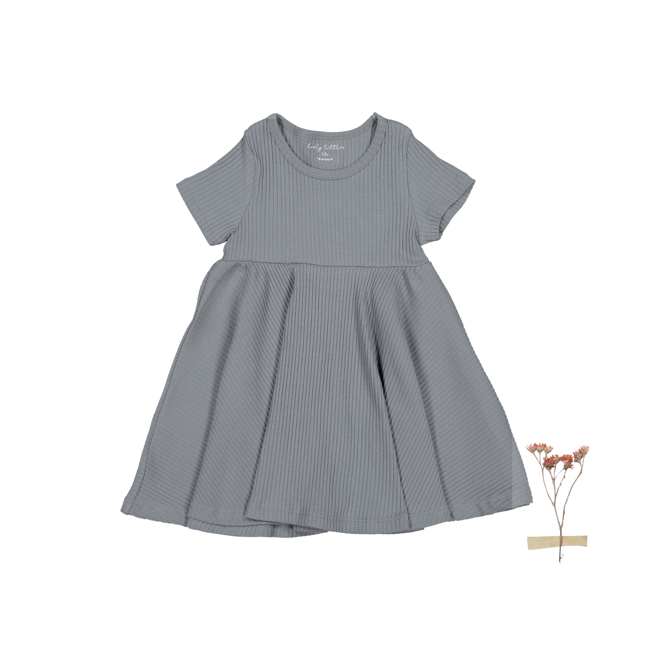 The Short Sleeve Dress - Slate