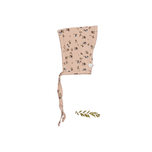 The Printed Pixie Bonnet - Floral Blush