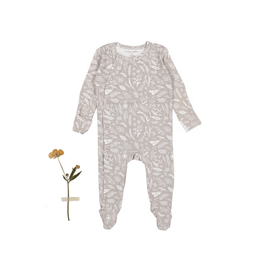 The Printed Snap Romper - Signature