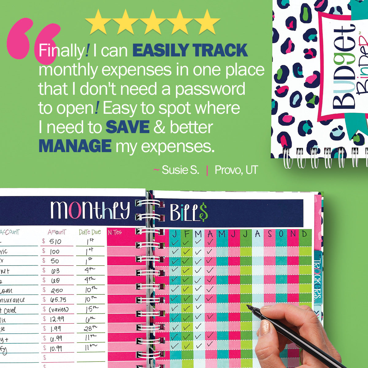 Budget Binder™ 2-Pack: Bill Tracker Financial Planner