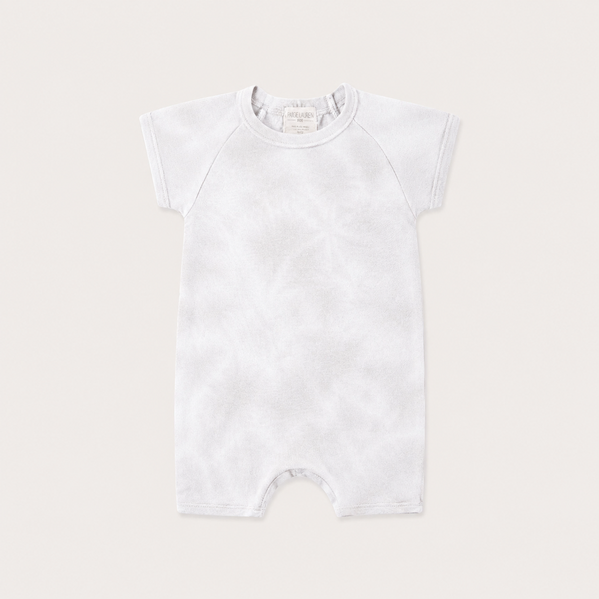 Rib Marble Shortall Onesie