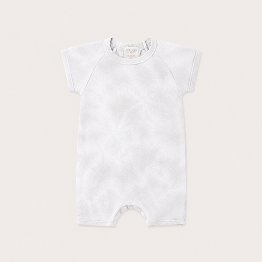 Rib Marble Shortall Onesie