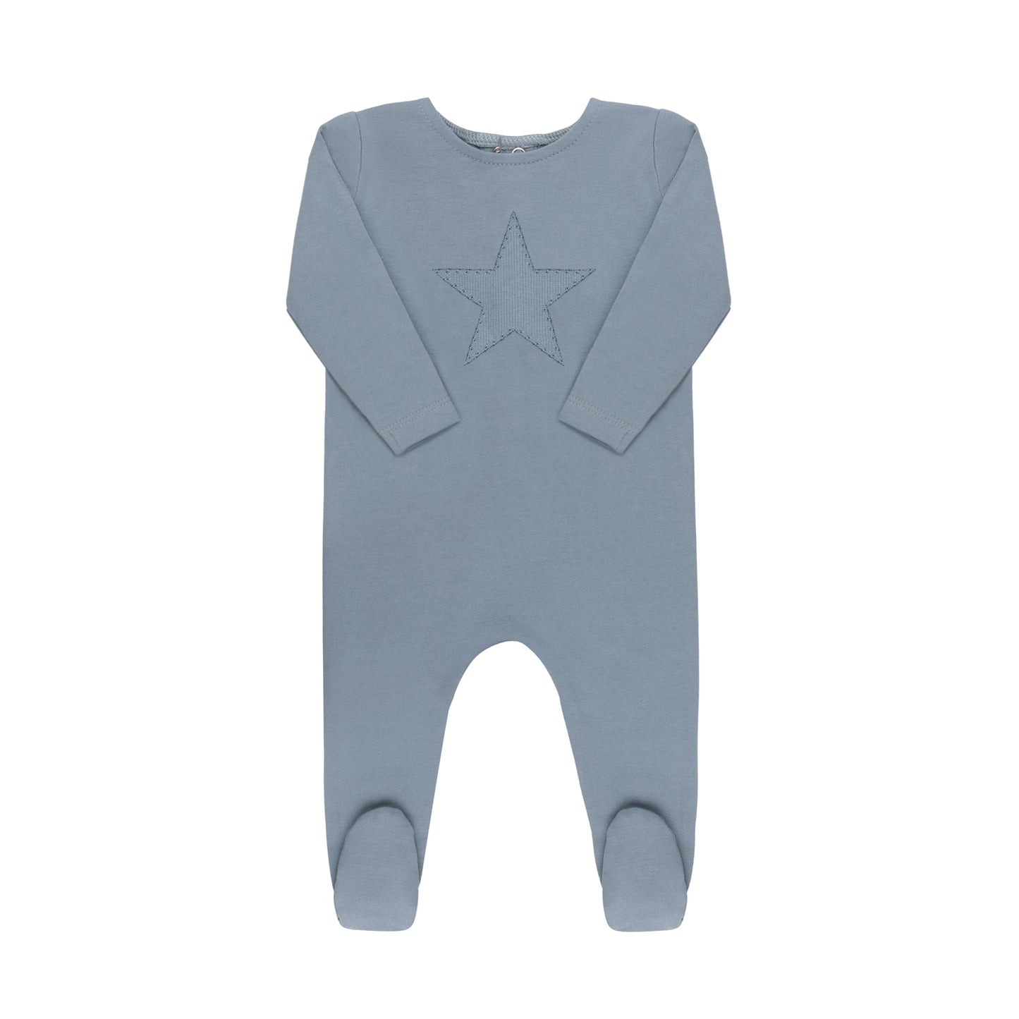 Ribbed Star Footie & Hat