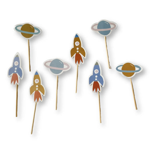 Rocketship Toppers (8pcs)