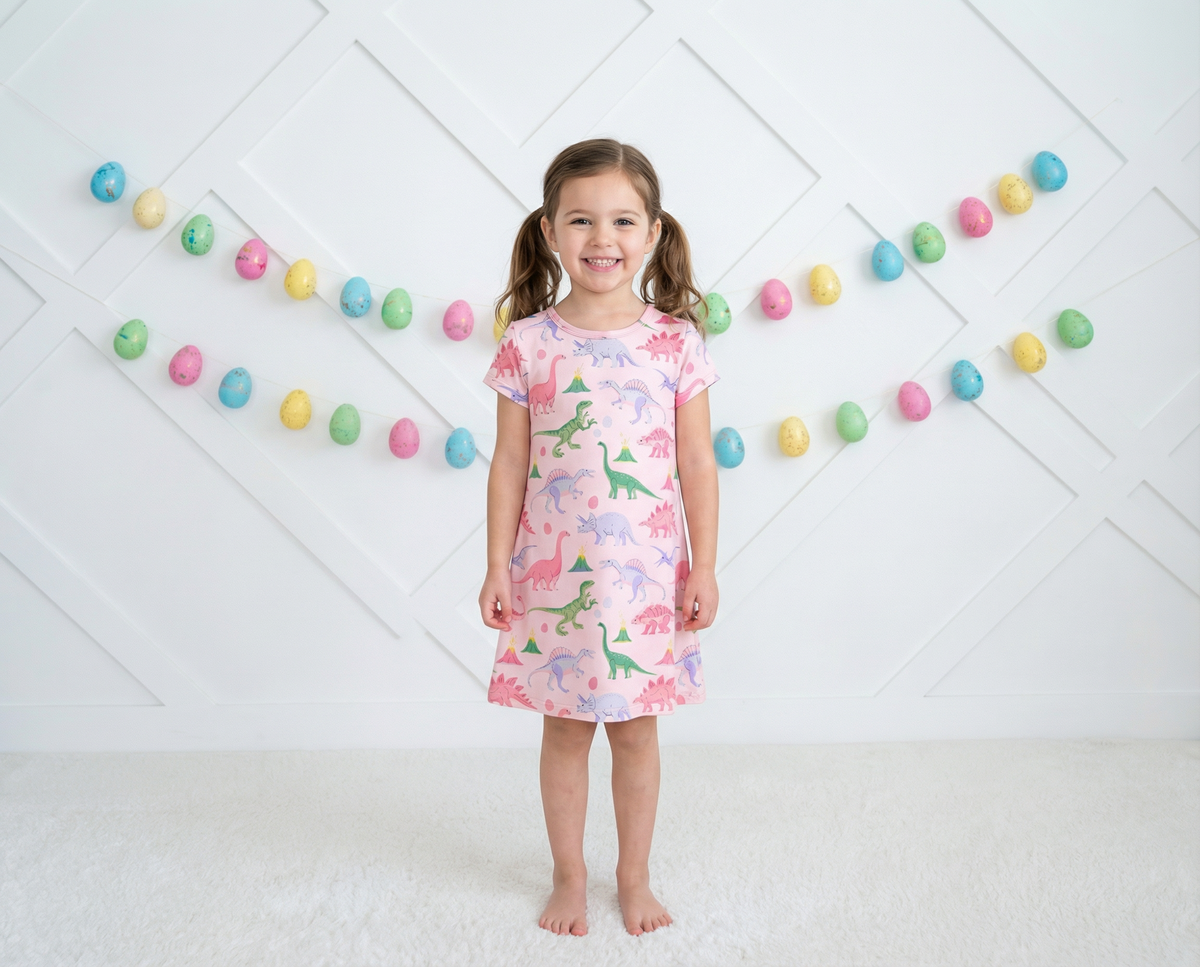 Rosy Rex A-Line Dress