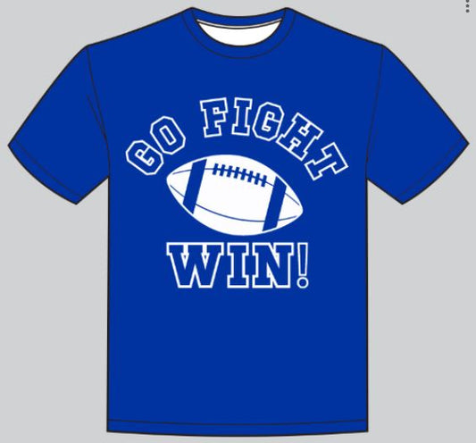 Go, Fight, Win Royal Blue Modal Shirt