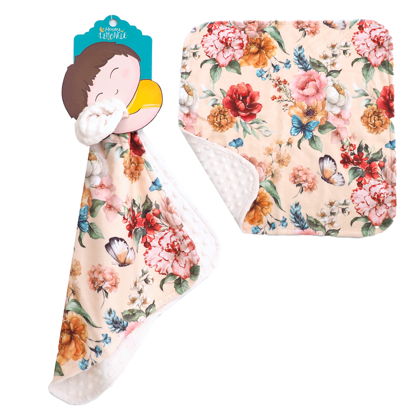 Mini Minky Blanket Royal Garden