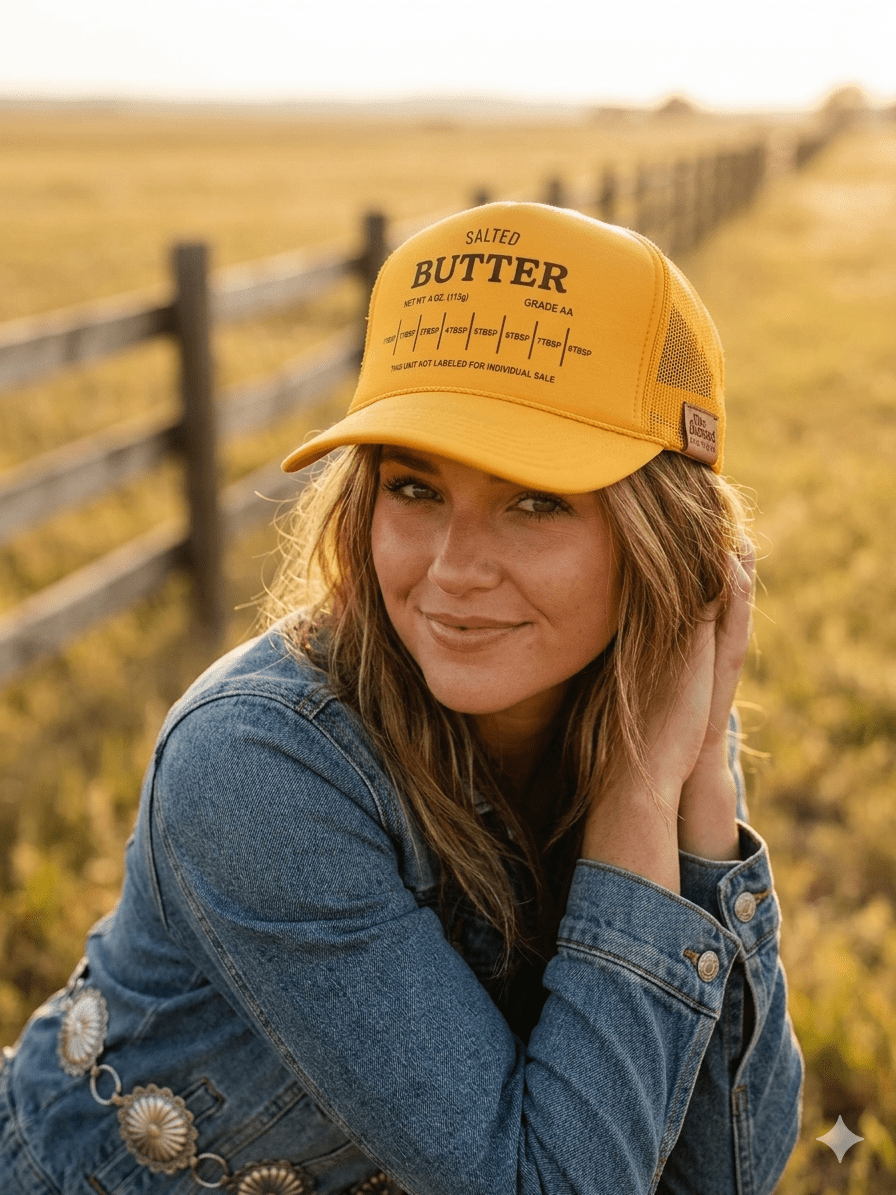 Salted Butter Stick Trucker Hat