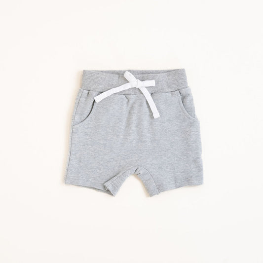 ORGANIC COTTON SHORTIES - GRAY