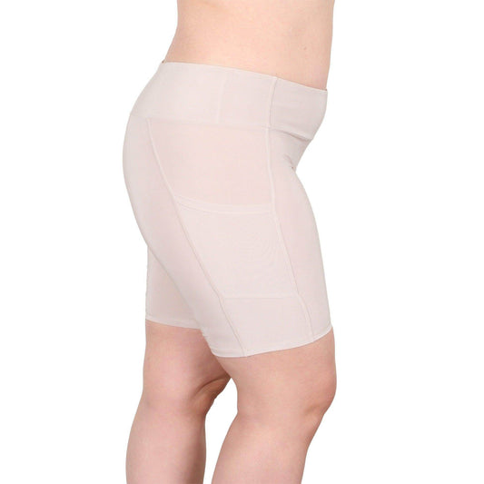 Signature Shortlette Slipshort with 2 Pockets 8" | Ecru
