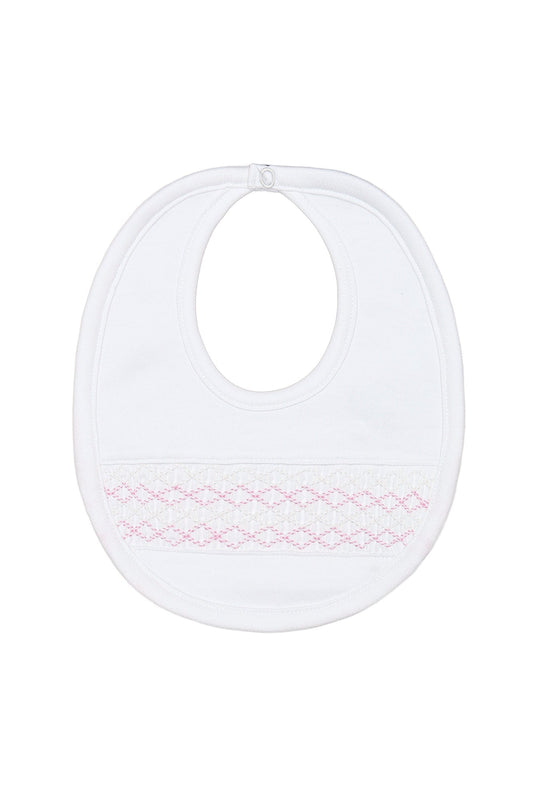 Signature Smocked Girls Bib