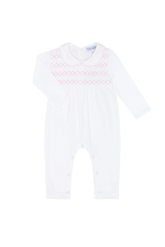 Signature Smocked Girls Playsuit