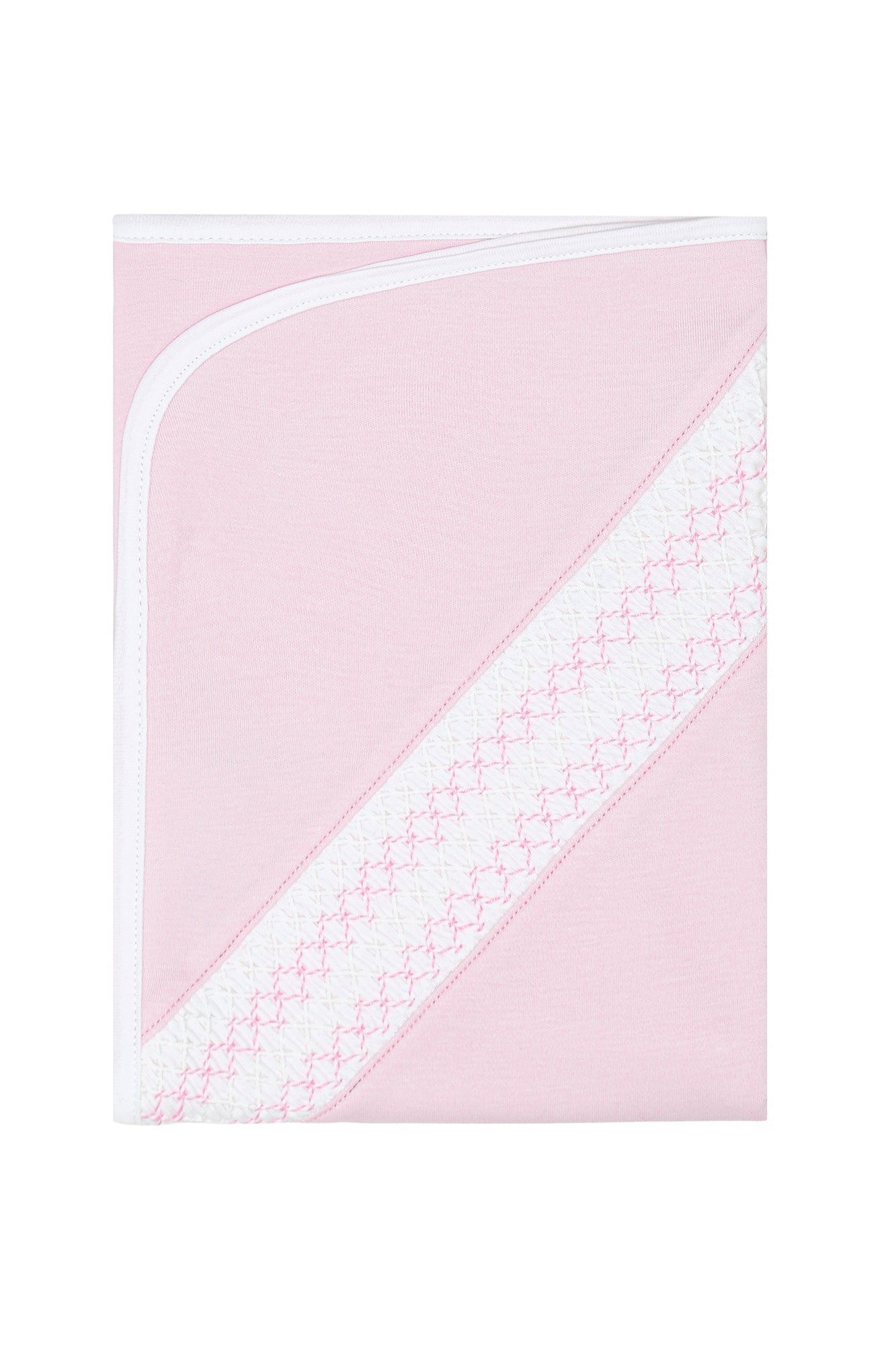 Signature Smocked Girls Receiving Blanket