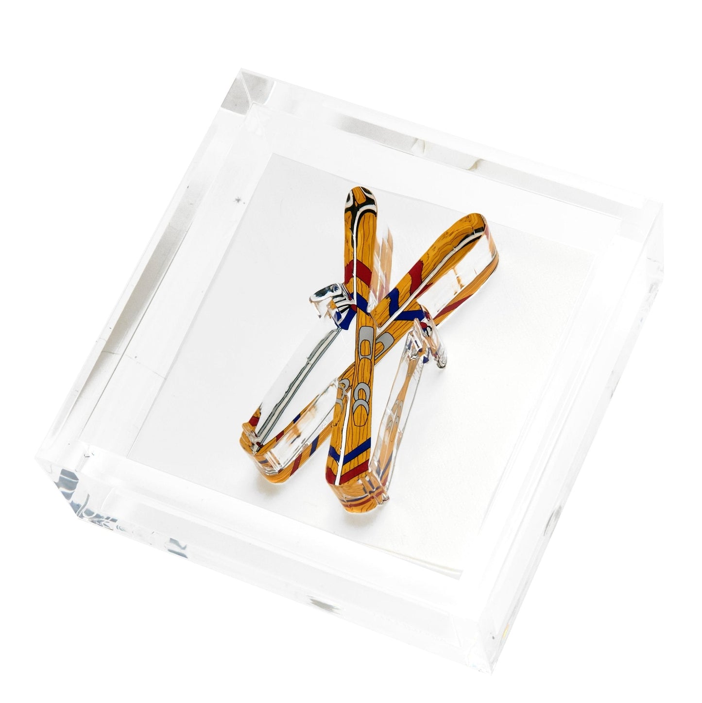 Ski Acrylic Cocktail Napkin Holder