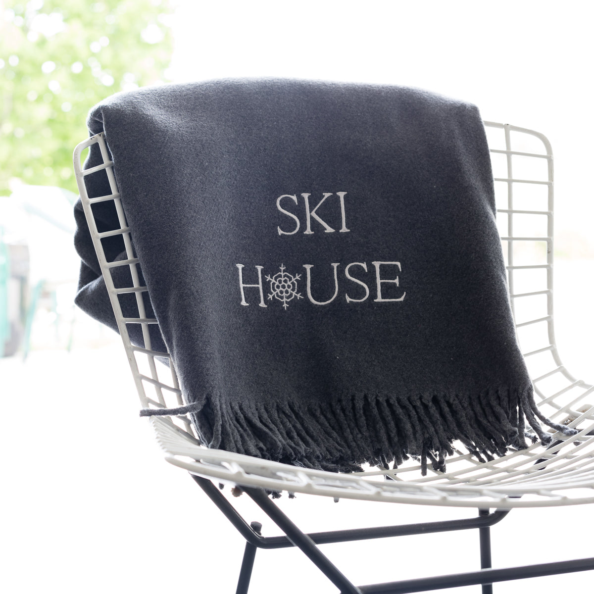 Solid Plush Cotton Blend Throw - 55" x 70"