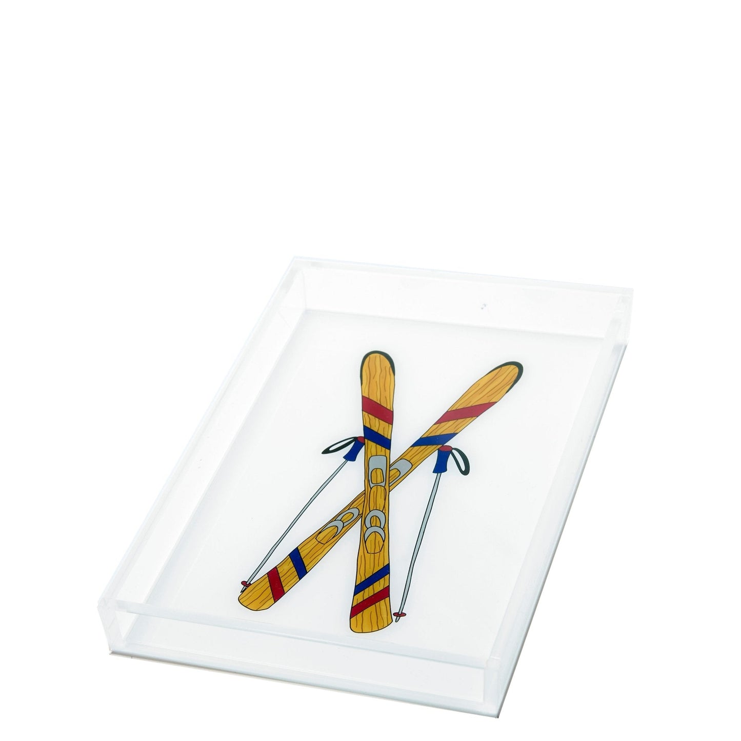 Skis Acrylic Tray