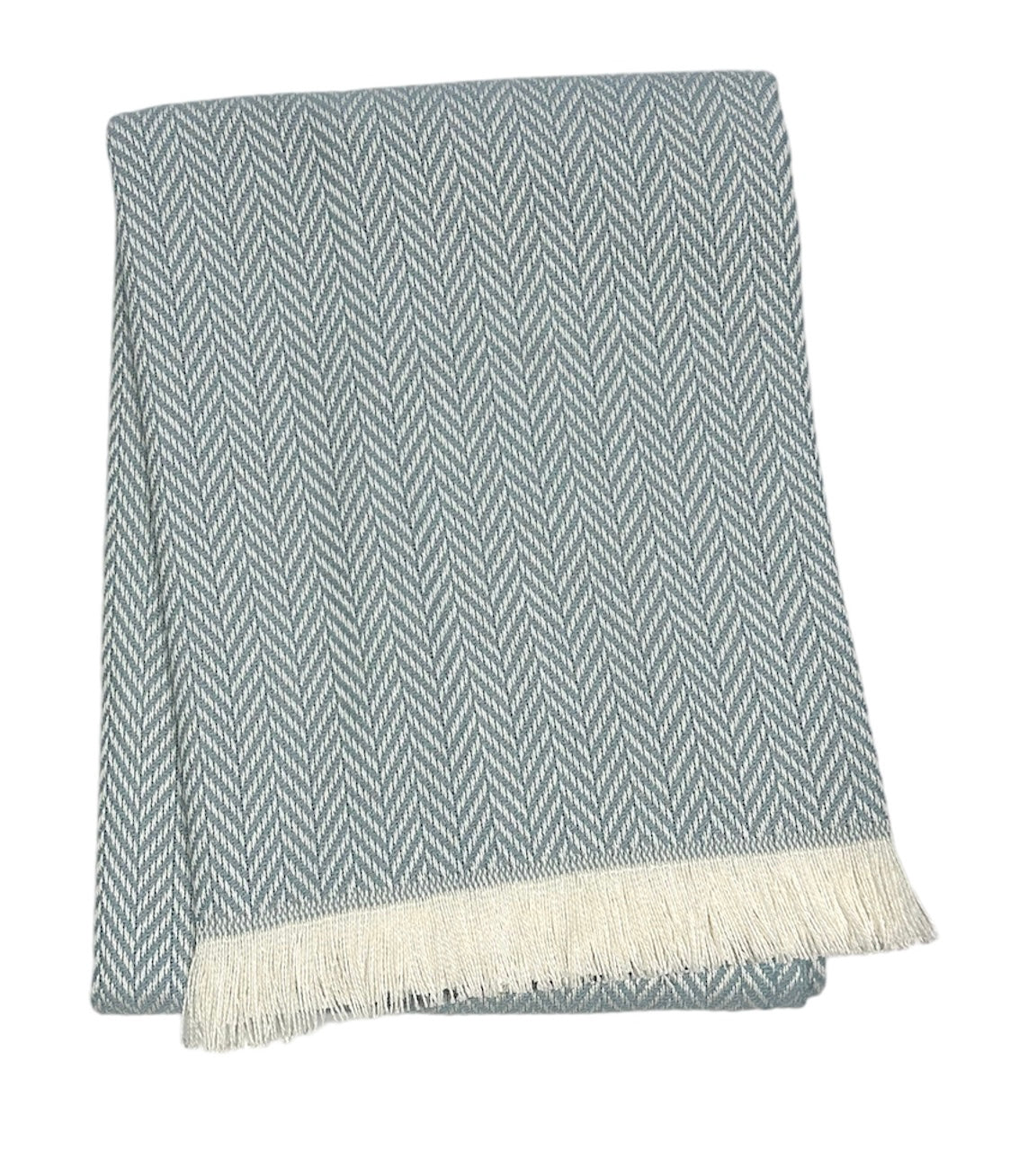 Unbrushed Herringbone Throw - 55" x 70"