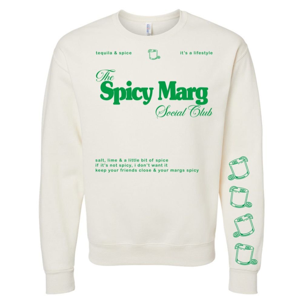 'Spicy Marg Social Club' Crewneck Sweatshirt