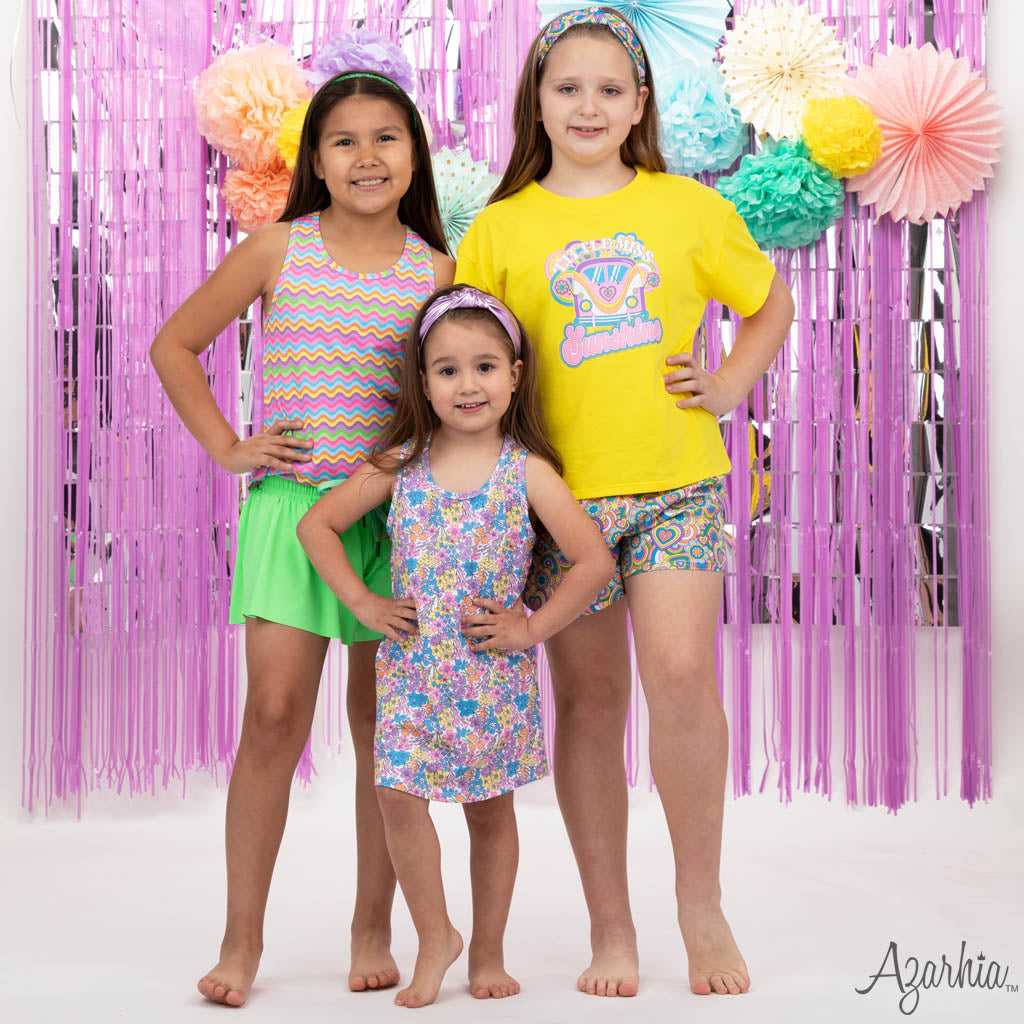 Groovy Hearts Top Knot Headband