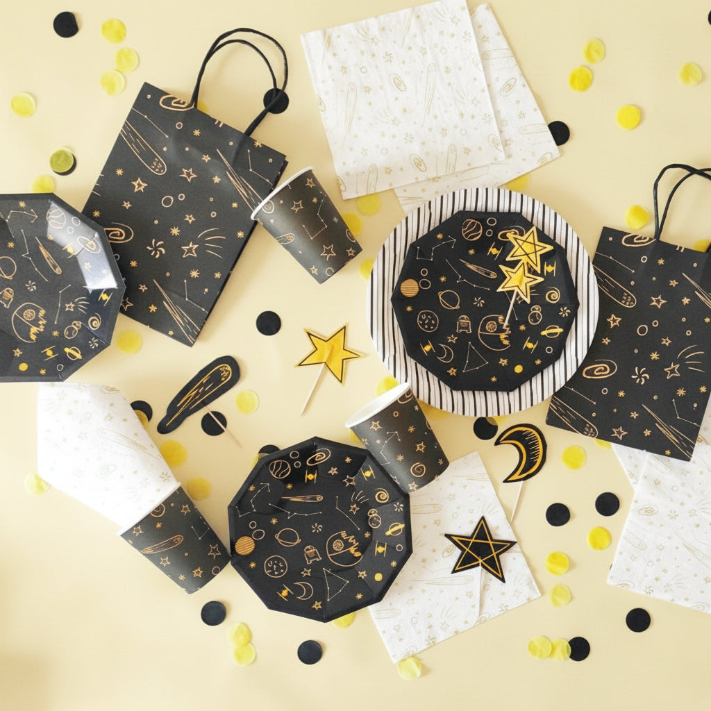 Planets Party Bags – Space Adventure Favor Bags (8 Pack)