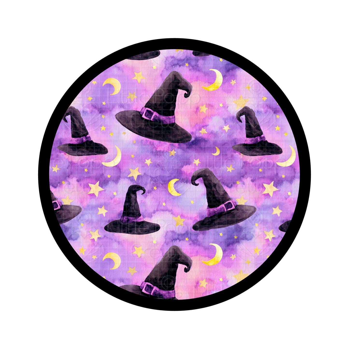 Halloween | Starry Witch Hats | Bamboo Ruffle Twirl Dress