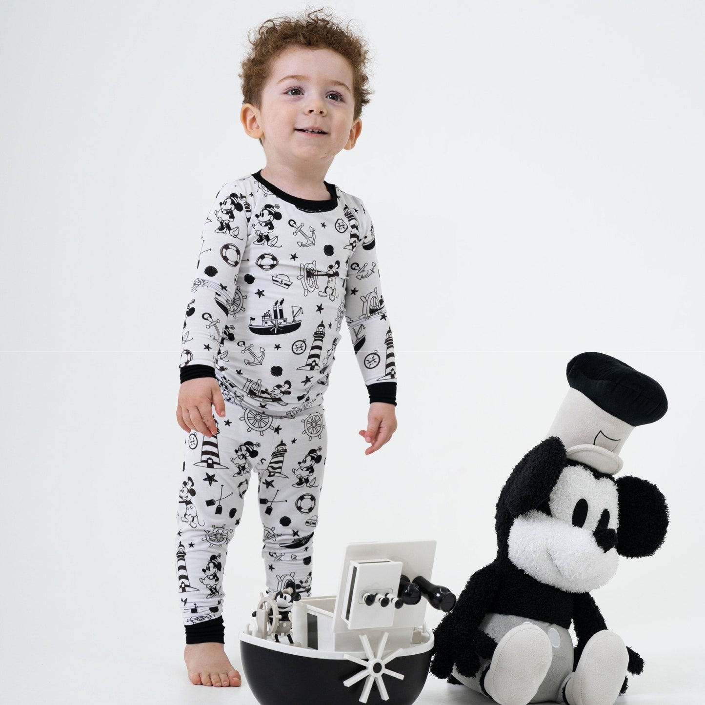 Steamboat Willie Long Sleeve Pajamas