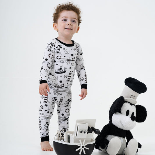 Steamboat Willie Long Sleeve Pajamas