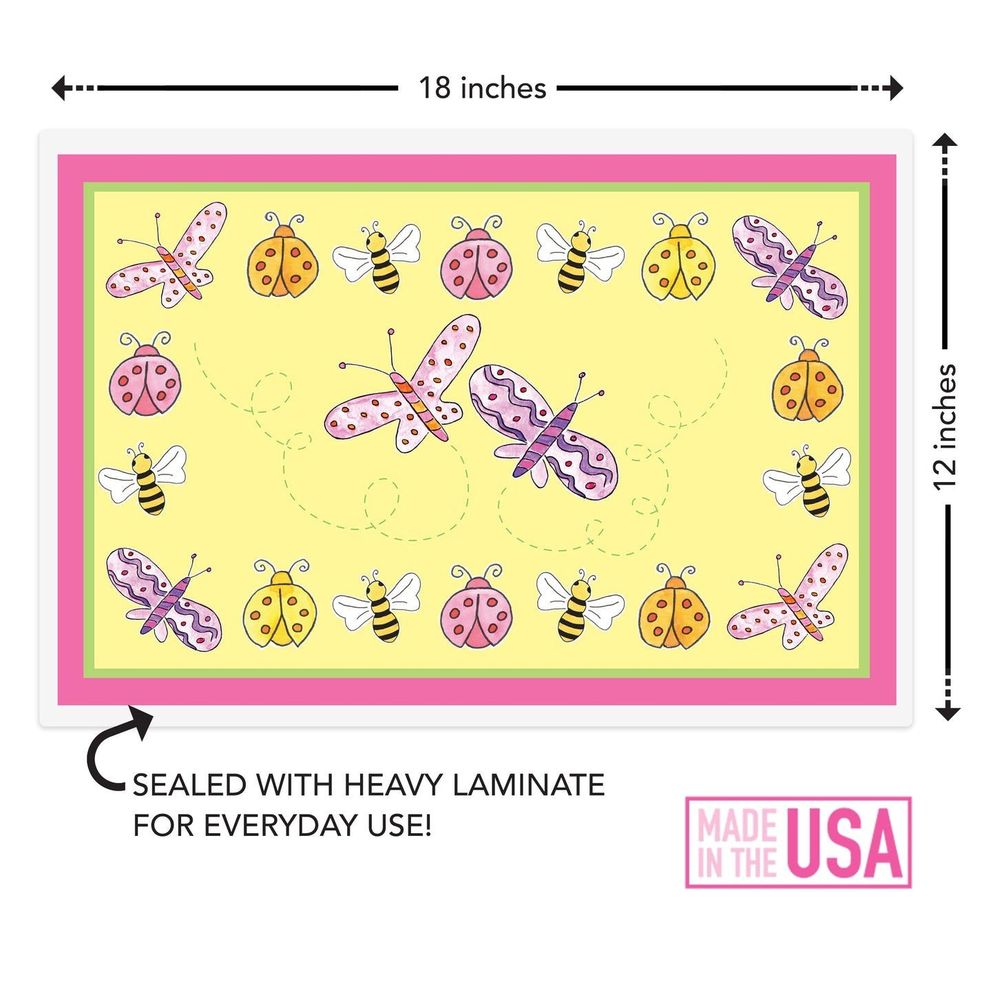 Garden Party Kids Placemat