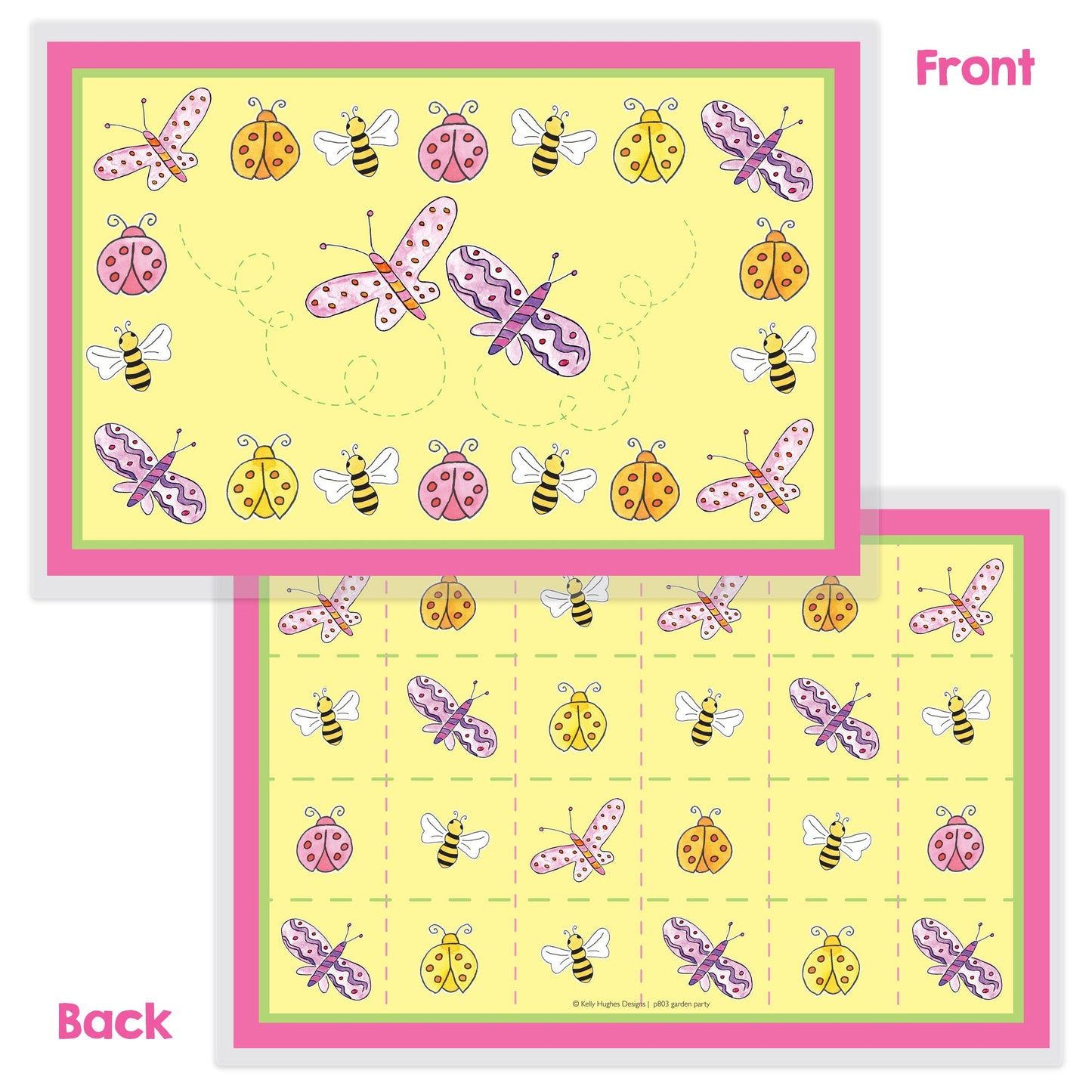 Garden Party Kids Placemat