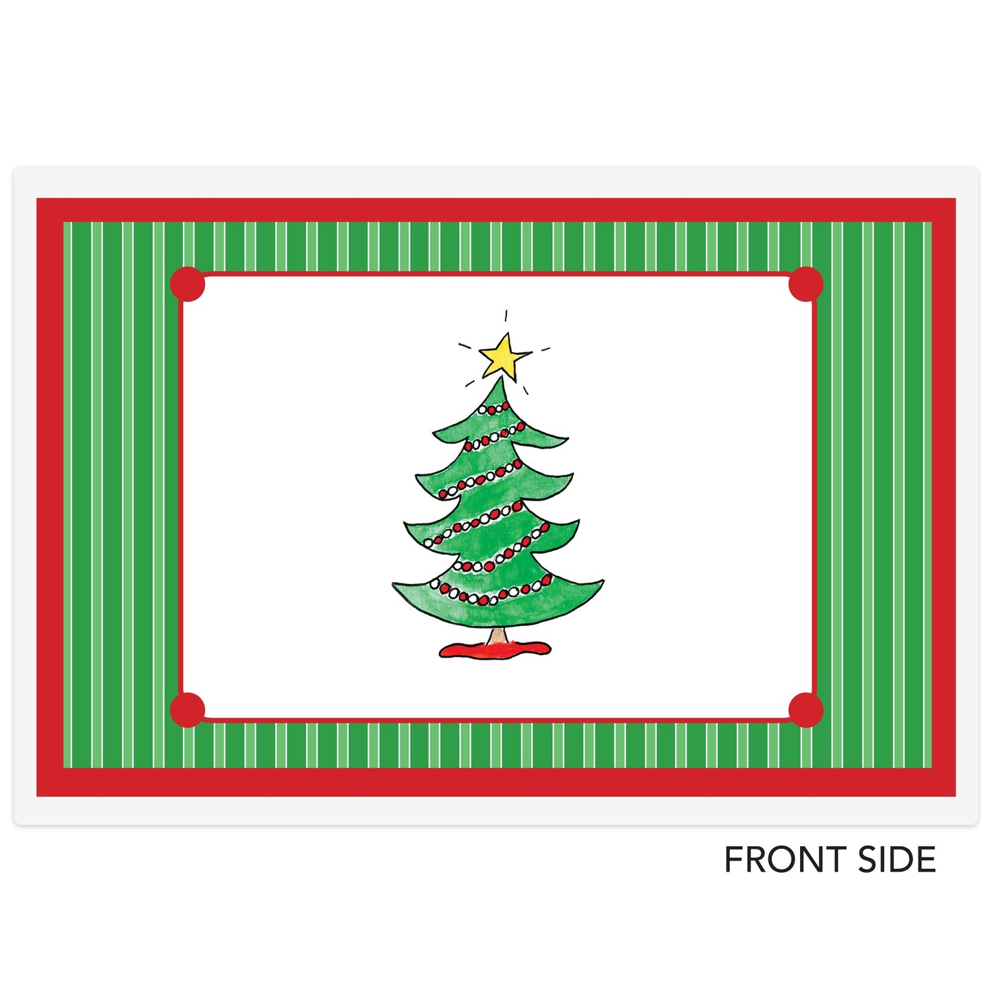 Christmas Tree Kids Placemat