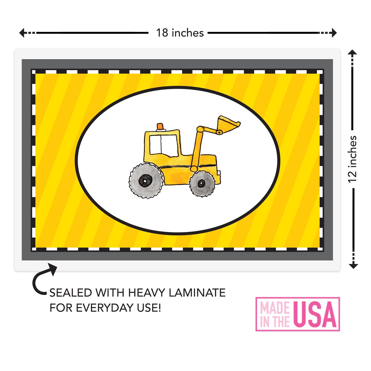 Dig It Kids Placemat