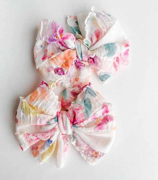 Summer Garden | Ruffled Hair Clip