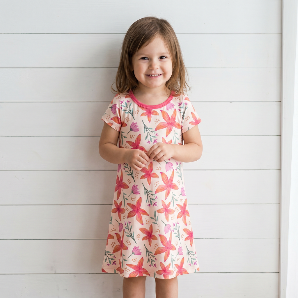 Sunset Leilani A-Line Dress
