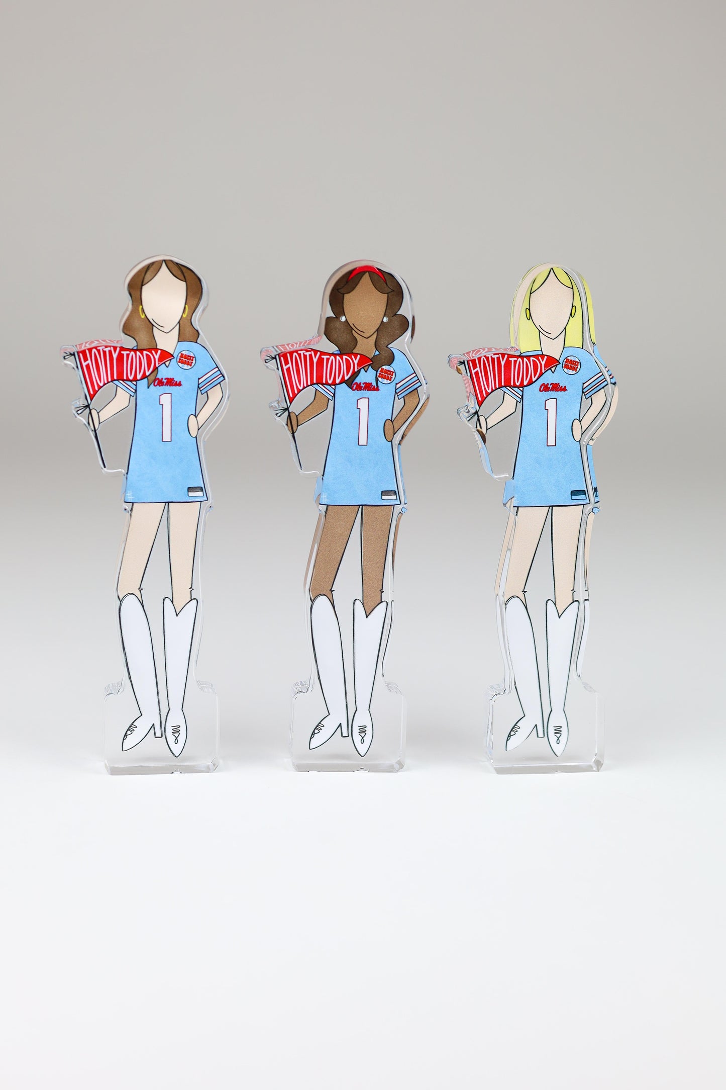 Ole Miss Girls Acrylic Block Shelfie
