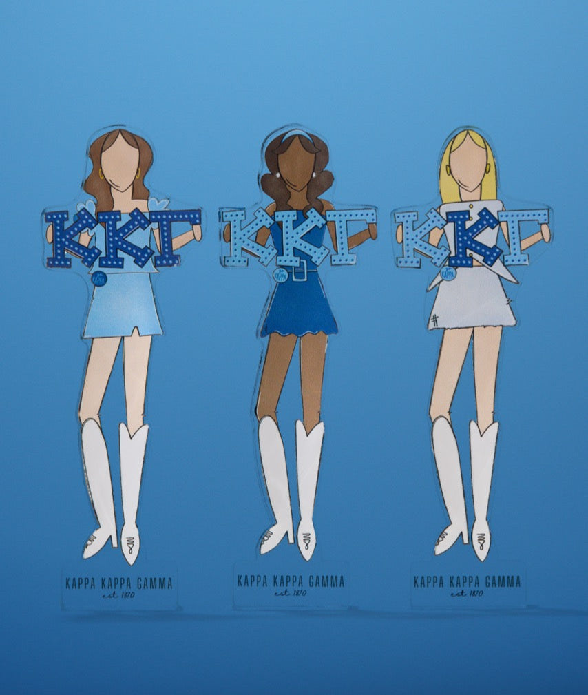 Kappa Kappa Gamma Acrylic Block Shelfie
