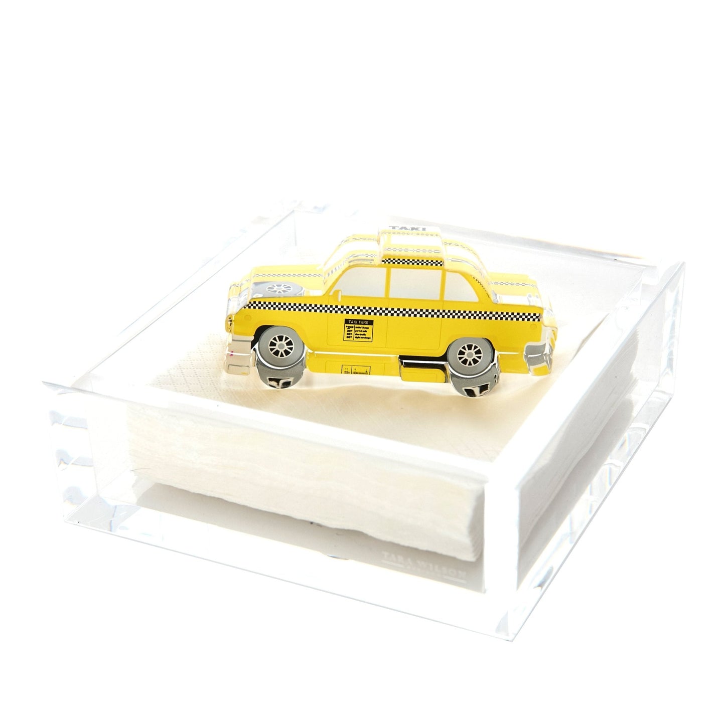 Taxi Acrylic Cocktail Napkin Holder
