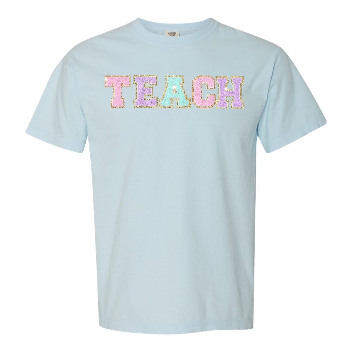 'Teach' Letter Patch T-Shirt