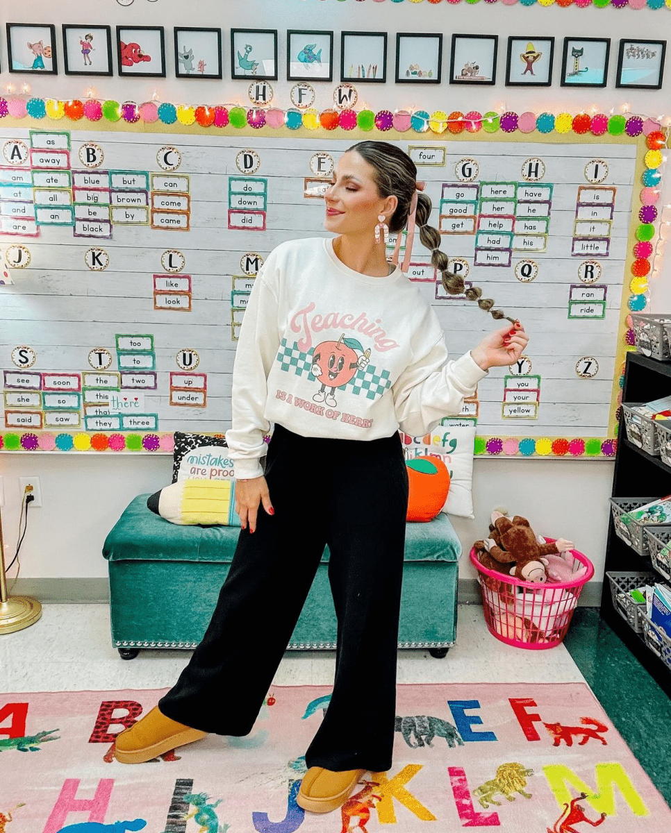 'Teaching Is A Work of Heart' Sweatshirt