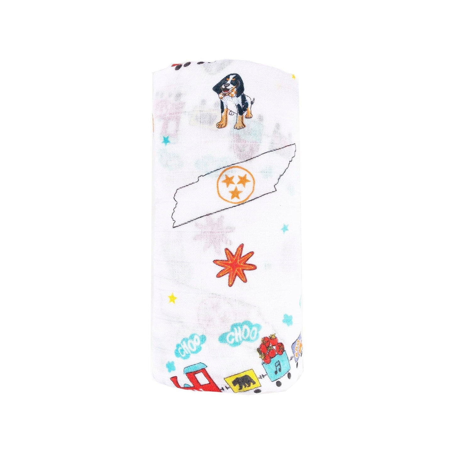 Tennessee Flag Baby Gift Bundle Extra Large Bamboo Cotton