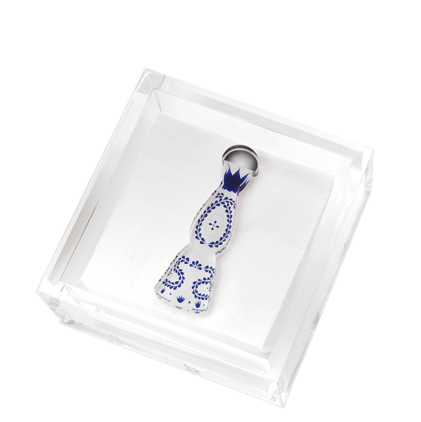 Tequila Bottle Acrylic Cocktail Napkin Holder