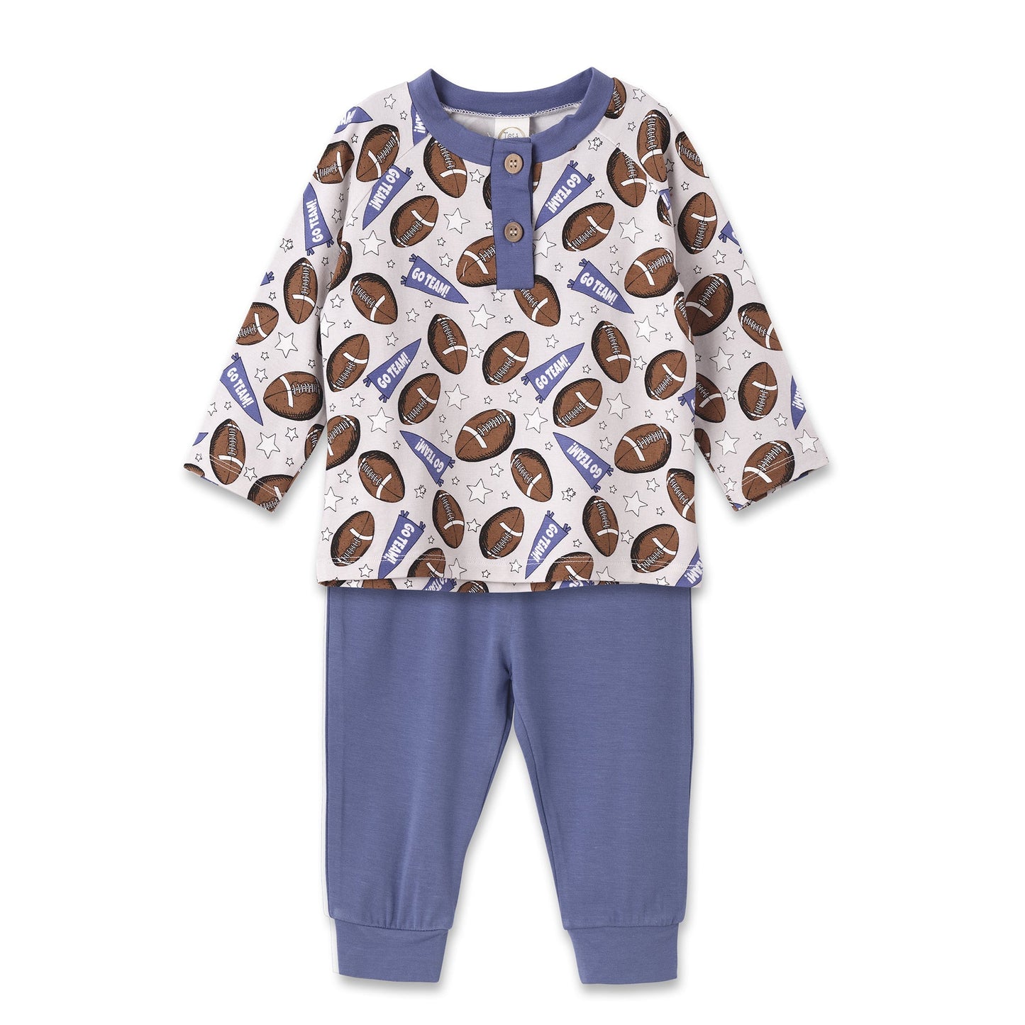 Football Bamboo Boys Tee & Pants