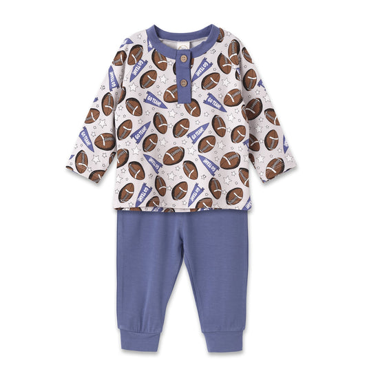 Football Bamboo Boys Tee & Pants