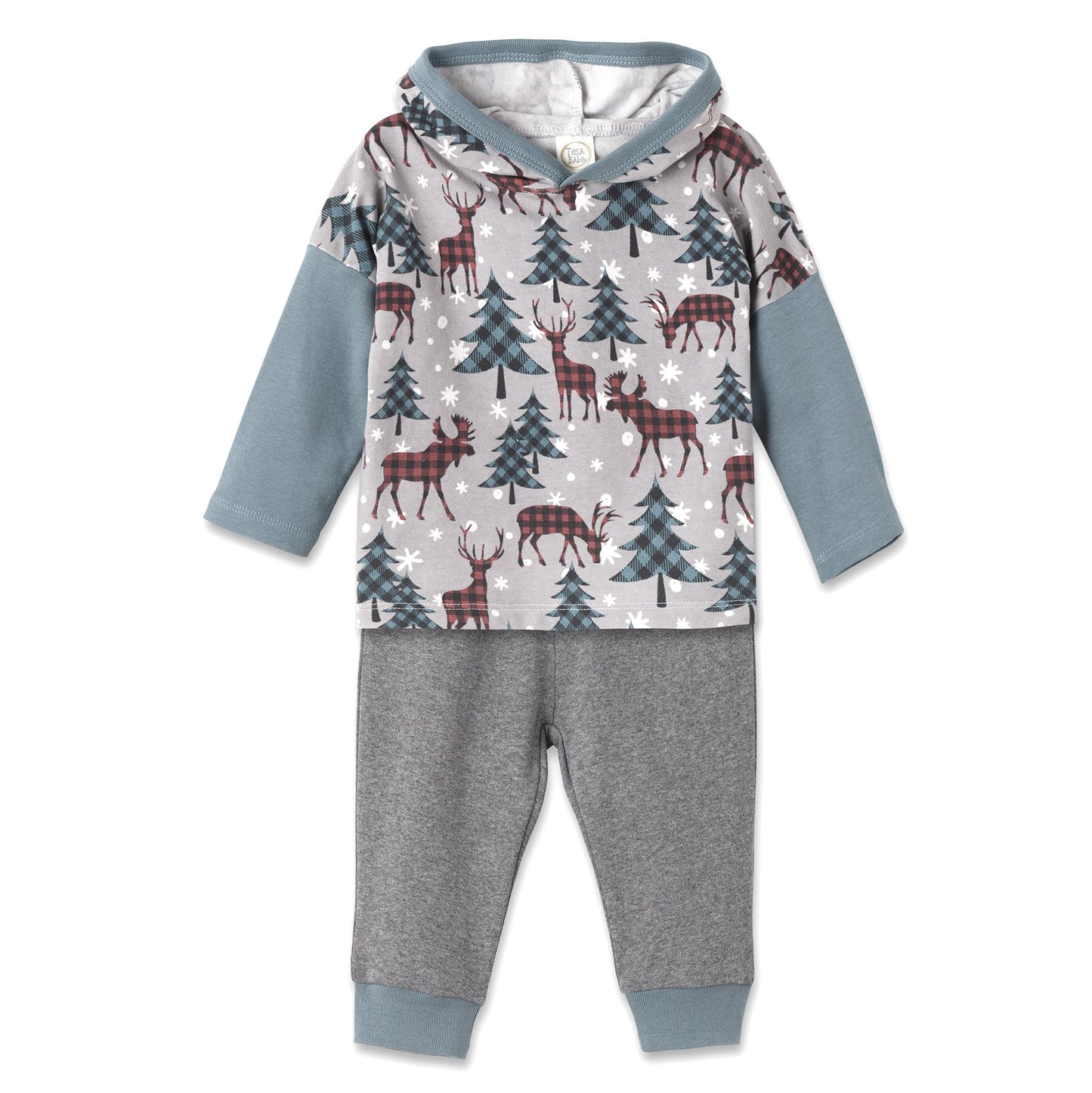 Christmas Boy's Bamboo Top & Pants-Family Matching