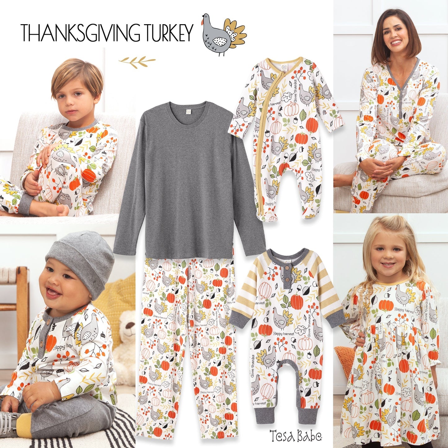 Thankful Bamboo Cotton Boys Set