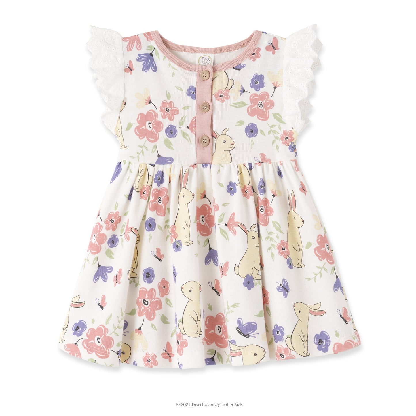 Baby Girl's Easter Garden Cotton Dress