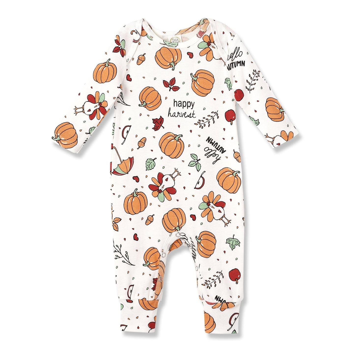 Baby Thanksgiving Romper – Cotton Festive Fall Outfit